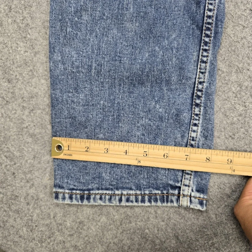 Levi's‎ 505 Jeans Mens 36x32 Blue Medium Wash Regular Straight Stretch Denim